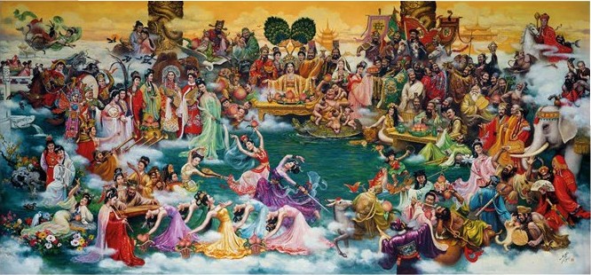 The Eight Immortals cross the sea