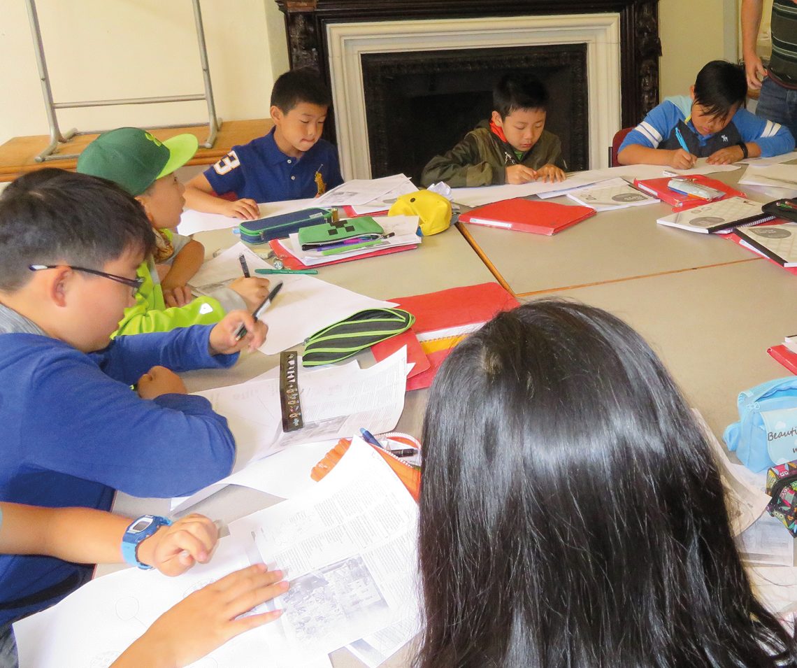 History class, Wasdale YHA, Cumbria