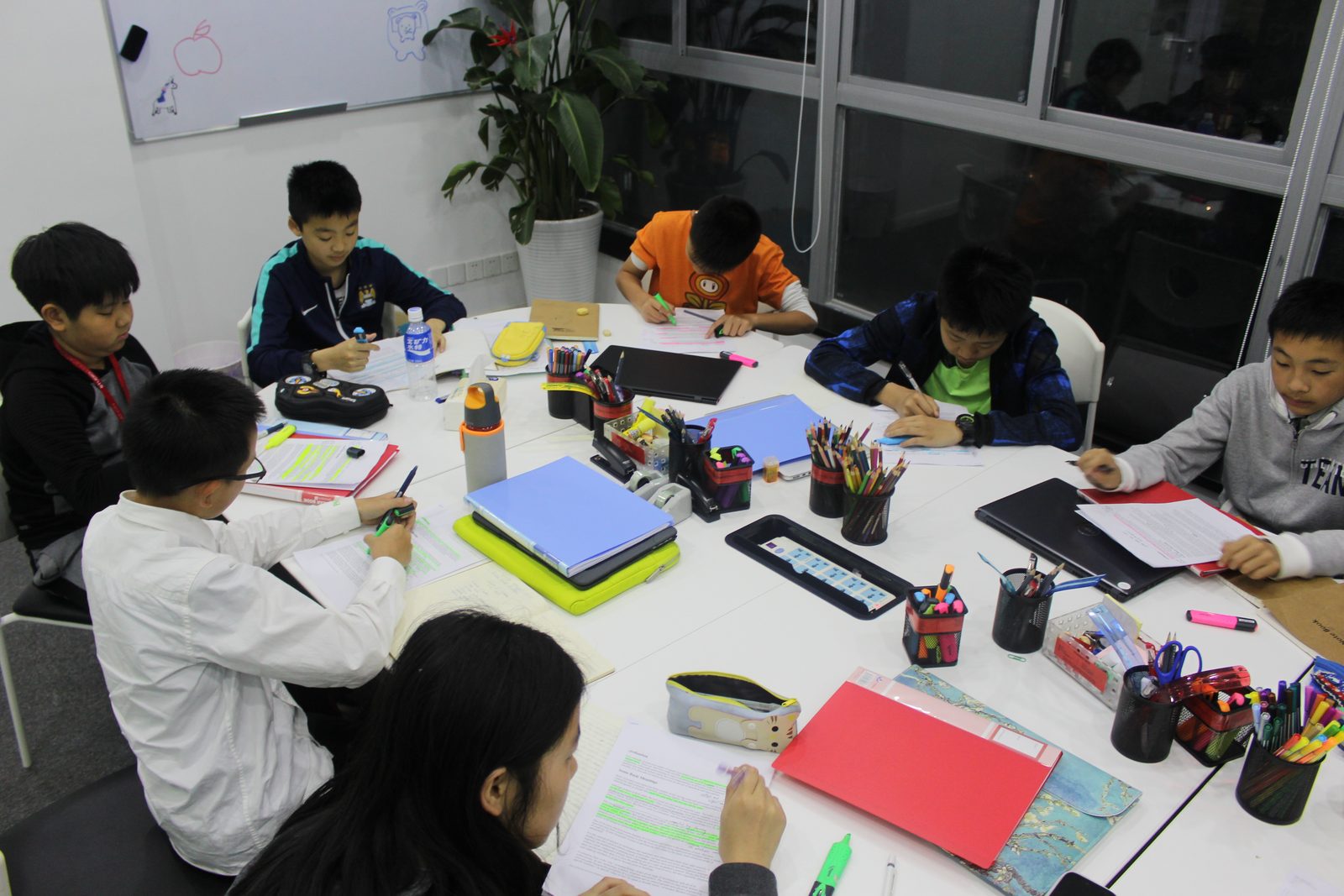 A Non-Fiction class at the Studio Table